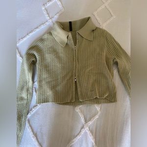 light green ribbed longsleeve